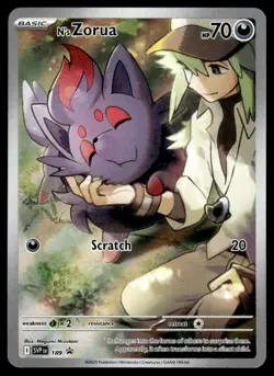 Pokemon TCG SV Promos #189 N's Zorua NM - Image 1