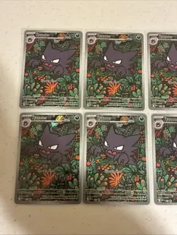 Pokemon TCG Haunter Mega Evolutions Black Star Promo #027 *LOT OF 6* - Image 2