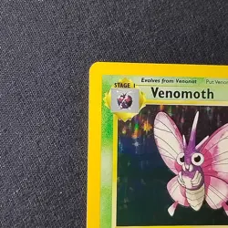 Pokemon TCG Venomoth Jungle 13/64 Unlimited Holo Rare Error No Symbol NM - Image 2