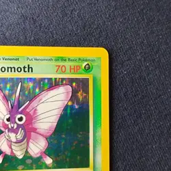 Pokemon TCG Venomoth Jungle 13/64 Unlimited Holo Rare Error No Symbol NM - Image 3
