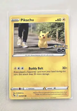 2022 Pokemon SWSH Pokemon GO Pikachu Promos #027/078 - Image 1