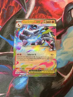 Mega Charizard X ex 013/094 Double Rare Pokemon TCG ME02: Phantasmal Flames NM - Image 1