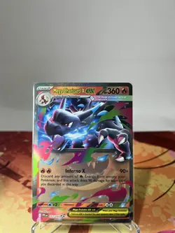 Mega Charizard X ex 013/094 Double Rare Pokemon TCG ME02: Phantasmal Flames NM - Image 1