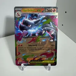 Pokemon TCG Mega Charizard X ex 013/094 Me02: Phantasmal Flames Double Rare NM - Image 1