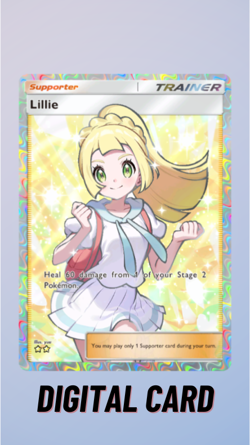 Lillie Deluxe Pack ex Full Art Pokemon TCG Pocket 2 Star ⭐⭐ (English) - Image 1