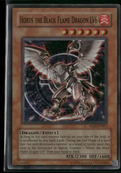 Horus the Black Flame Dragon LV6 SOD-EN007 Unlimited - Yu-Gi-Oh! TCG Super Rare - Image 1