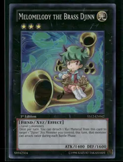 Melomelody the Brass Djinn YS12-EN042 1st Edition - Yu-Gi-Oh! TCG Super Rare - Image 1