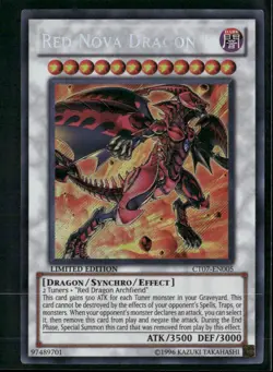 Red Nova Dragon CT07-EN005 Limited - Yu-Gi-Oh! TCG Secret Rare - Image 1