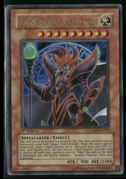 Arcanite Magician/Assault Mode CRMS-EN021 1st Edition - Yu-Gi-Oh! TCG Ultra Rare - Image 1