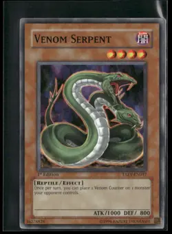 Venom Serpent TAEV-EN017 1st Edition - Yu-Gi-Oh! TCG Common - Image 1