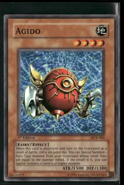 Agido DCR-080 1st Edition - Yu-Gi-Oh! TCG Common - Image 1