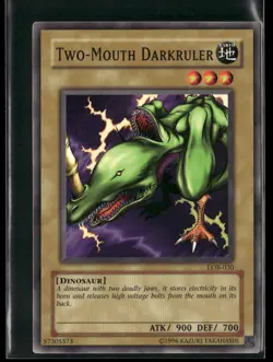 Two-Mouth Darkruler LOB-030 Unlimited - Yu-Gi-Oh! TCG Common - Image 1