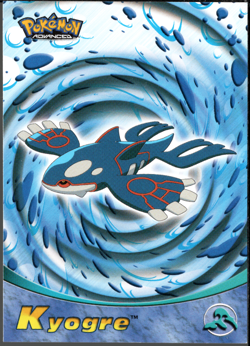 2003 topps Pokemon Advanced Non Holo Foil #43 Kyogre - Image 1