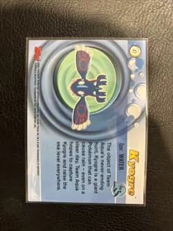 Topps 2003 Pokemon Advanced #43 Kyogre FOIL - Image 2