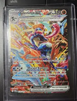 2024 POKEMON GRENINJA EX TWILIGHT MASQUERADE SPECIAL ILLUSTRATION #214/167! MINT - Image 1
