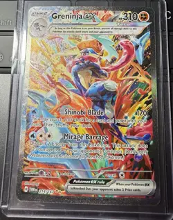 2024 POKEMON GRENINJA EX TWILIGHT MASQUERADE SPECIAL ILLUSTRATION #214/167! MINT - Image 1