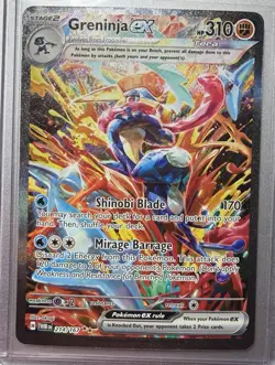 2024 POKEMON GRENINJA EX TWILIGHT MASQUERADE SPECIAL ILLUSTRATION #214/167! MINT - Image 1