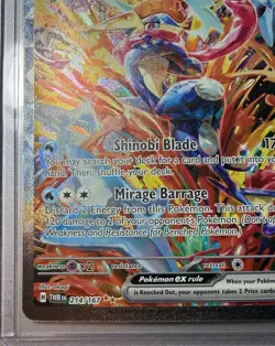 2024 POKEMON GRENINJA EX TWILIGHT MASQUERADE SPECIAL ILLUSTRATION #214/167! MINT - Image 5