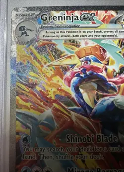 2024 POKEMON GRENINJA EX TWILIGHT MASQUERADE SPECIAL ILLUSTRATION #214/167! MINT - Image 2