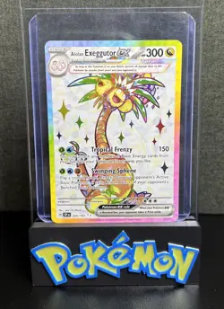 2024 Pokemon Alolan Exeggutor ex #225/191 Sv08: Surging Sparks - Image 1