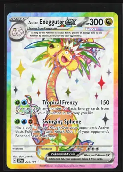 Alolan Exeggutor ex 225/191 SV08: Surging Sparks Pokemon - Image 1