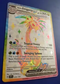 ⚡Alolan Exeggutor EX 225/191 Ultra Rare Holo - Pokemon SV08: Surging Sparks (NM) - Image 2