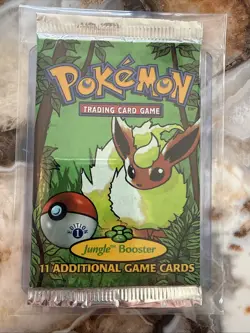 Pokemon Jungle Booster Pack 1st Edition Flareon Artwork, Vintage 1999, WOTC - Image 2