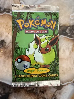 Pokemon Jungle Booster Pack 1st Edition Flareon Artwork, Vintage 1999, WOTC - Image 5