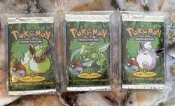 1999 Pokemon Jungle 1st Edition Booster Pack Art Set - Image 1