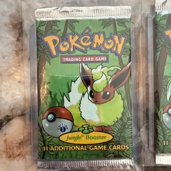 1999 Pokemon Jungle 1st Edition Booster Pack Art Set - Image 2