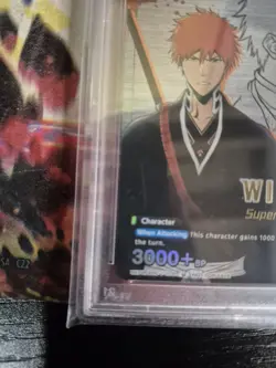 Union Arena TCG Kurosaki Ichigo Super Prerelease Winner Promo PSA 9 MINT - Image 4