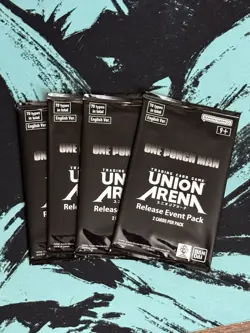 Union Arena One Punch Man TCG Release Event Packs Lot of 8 - Image 1