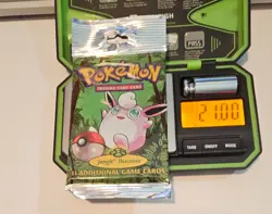 Pokemon JUNGLE 1st Edition Booster Pack (WEIGHED 21.00G) Wigglytuff 1999 WOTC - Image 1