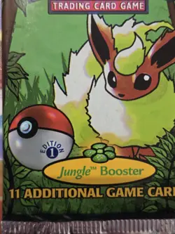 Pokemon Jungle Booster Pack 1st Edition Flareon Artwork, Vintage 1999, WOTC - Image 2