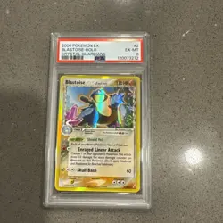 Pokemon EX Blastoise Delta Species Crystal Guardians Holo 2/100 PSA 6 - Image 1