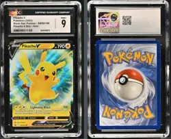 Pokemon Pikachu v Black Star Promo SWSH198 Sword & Shield 2022 - Image 2