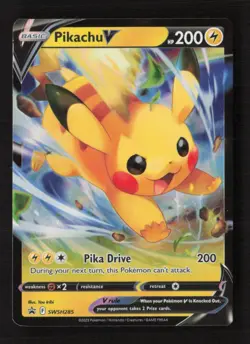 Pikachu V - Holo SWSH: Sword & Shield Promo Cards SWSH285 NM Pokemon TCG - Image 1