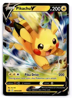 Pikachu V SWSH285 Promo Pokemon TCG SWSH: Sword & Shield Promo Cards NM - Image 1
