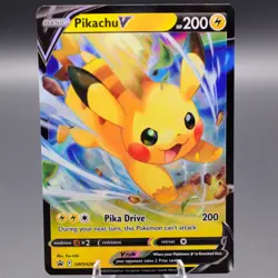 Pikachu V - SWSH285 Promo SWSH: Sword & Shield Promo Cards Pokemon TCG NM - Image 1
