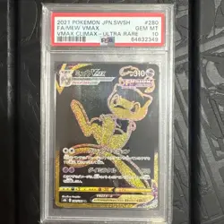 PSA10 Pokemon Card Mew Vmax 280/184 UR Japanese - Image 1