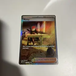 Pokemon TCG Penny Scarlet & Violet Holo Card 252/198 Special Base Set Edition - Image 1