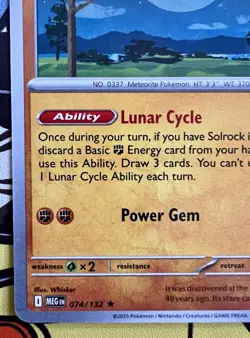 Lunatone 074/132 Pokemon Prize Pack Series 8 Promo Pokemon Card NM/LP - Image 4
