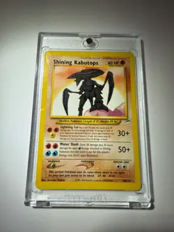 Shining Kabutops Secret Rare Pokemon Card 108/105 HOLO - Mint - Image 1