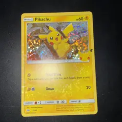 Pokemon Mcdonalds 25th Anniversary Pikachu Card - Image 1