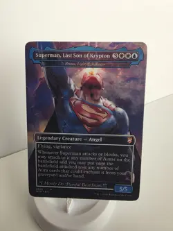 Mtg Bruna Light Of Alabaster Superman DC Borderless Playtest Card Commander EDH - Image 2