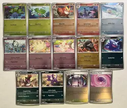 Pokemon 14 Card Phantasmal Flames Reverse Holo Lot No Duplicates Haunter Seel ++ - Image 1