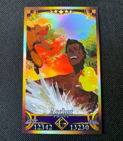 Arjuna Archer Fate/ Grand Order FGO Character Fan Card - Image 1