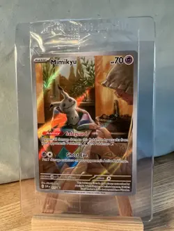 Pokemon TCG Mimikyu Scarlet & Violet SVP 075 Holo Promo Card Sealed, Near Mint - Image 1