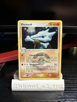 Marowak FireRed & LeafGreen 7/112 Holo Pokemon Card - Image 1