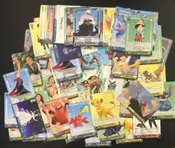 Weiss Schwarz Disney 100 Japanese Card Bundle Lot Of 75 Cards - Image 1